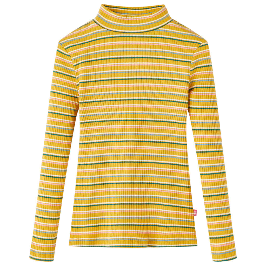 Kinder-Langarmshirt Halbrollkragen Ecru 104