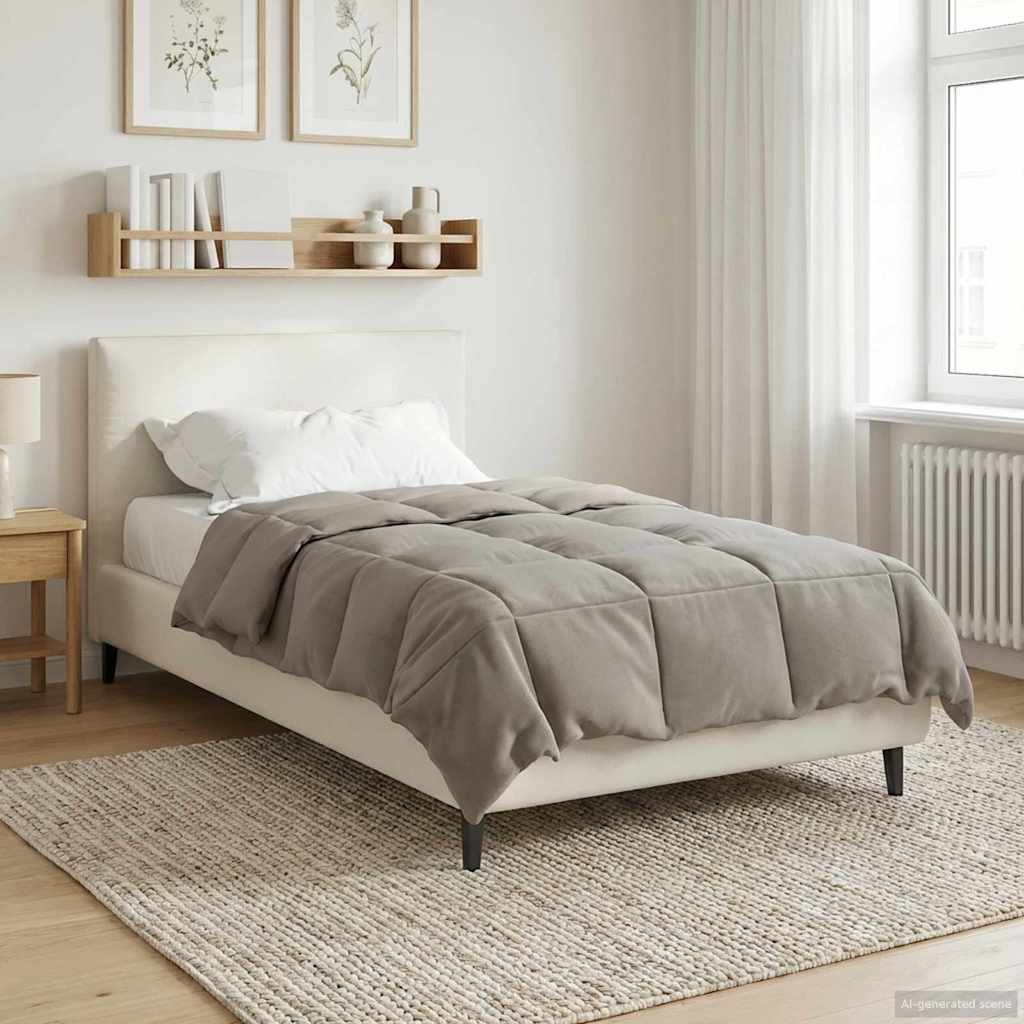 Ganzjahresbettdecke Anthrazit 135 x 200 cm Mikrofaser