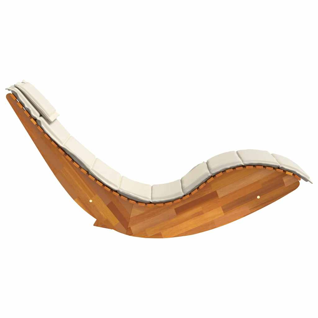 Schaukelstühle Sonnenliegen 2 Stk. Akazienholz