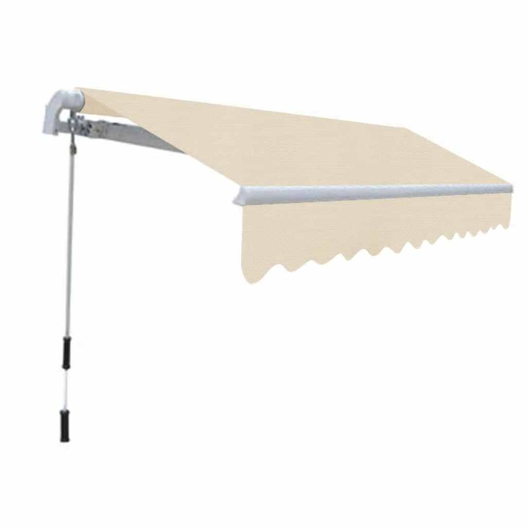 Gelenkarmmarkise Handbetrieben 300 cm Blau/Weiß