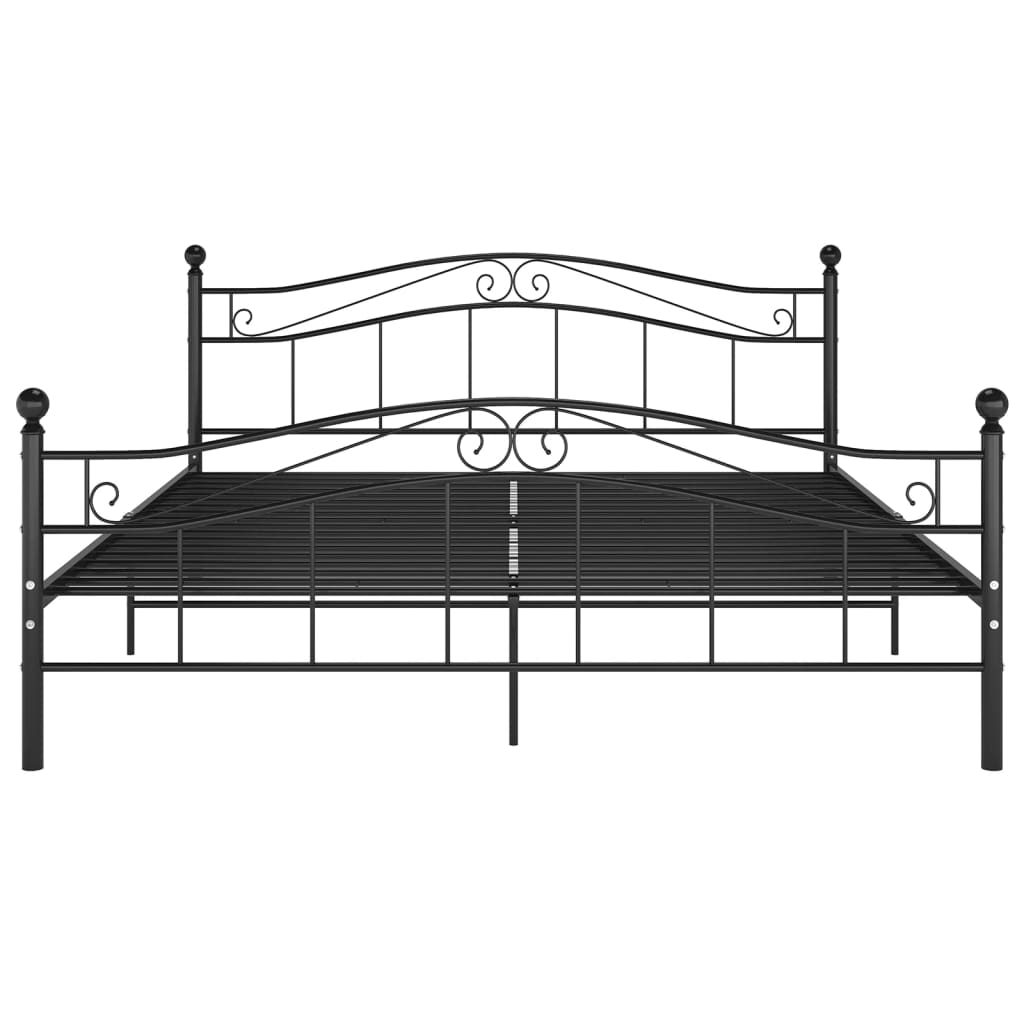 Bett Weiß Metall 120x200 cm