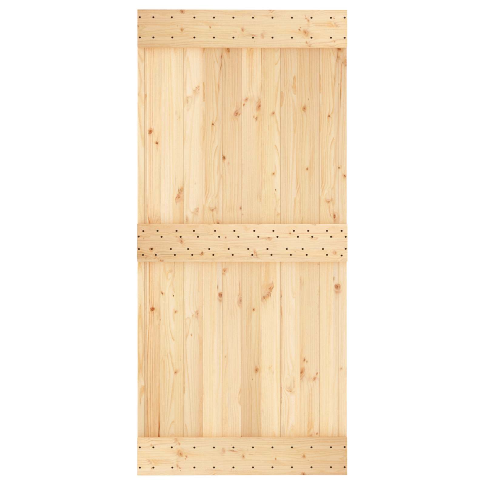 Tür NARVIK Natur 80 x 210 cm Massivkiefer