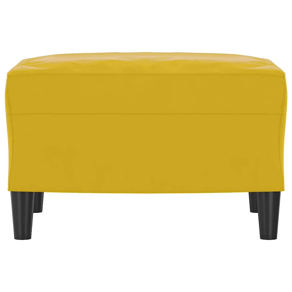 Fußhocker Hellgrau 60x50x41 cm Samt
