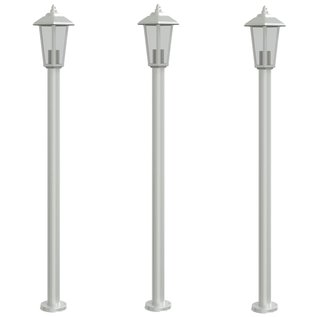 Wegeleuchte Silbern 80 cm Edelstahl
