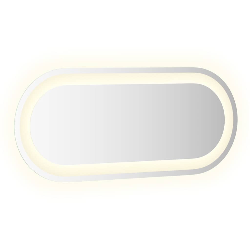 LED-Badspiegel 40x15 cm Oval