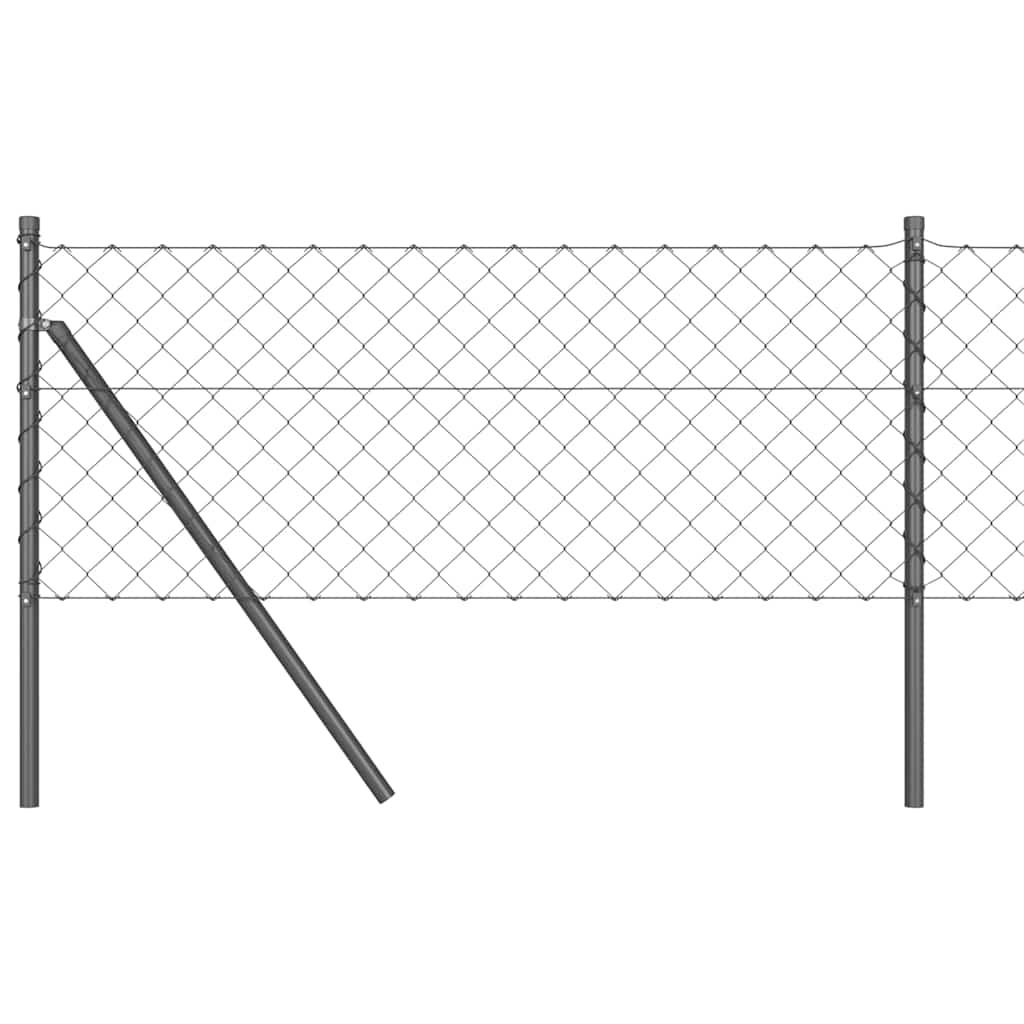 Outdoor Kettenglied-Zaun Erdfixierung 10 x 0,4 m Grün Netz