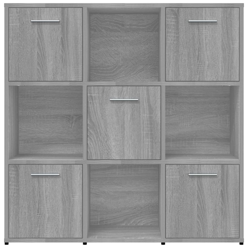 Bücherregal Weiß 90x30x90 cm Holzwerkstoff