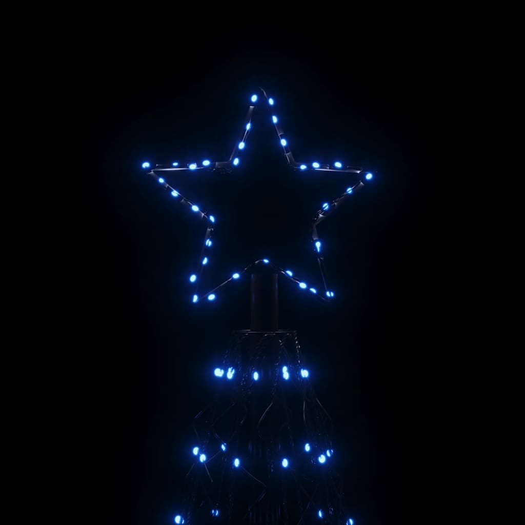 LED-Weihnachtsbaum Kegelform Kaltweiß 1400 LEDs 160x500 cm