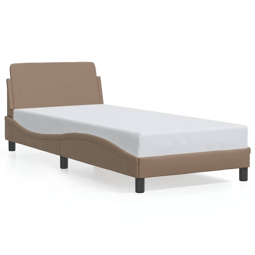 Bettgestell "Dover" Schwarz 80x200 cm Kunstleder