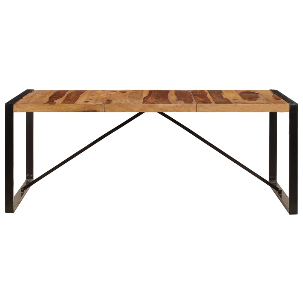 Esstisch 220x100x75 cm Massivholz Akazie