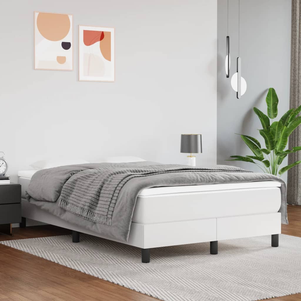 Taschenfederkernmatratze Mittel Schwarz 80x200x20 cm Kunstleder
