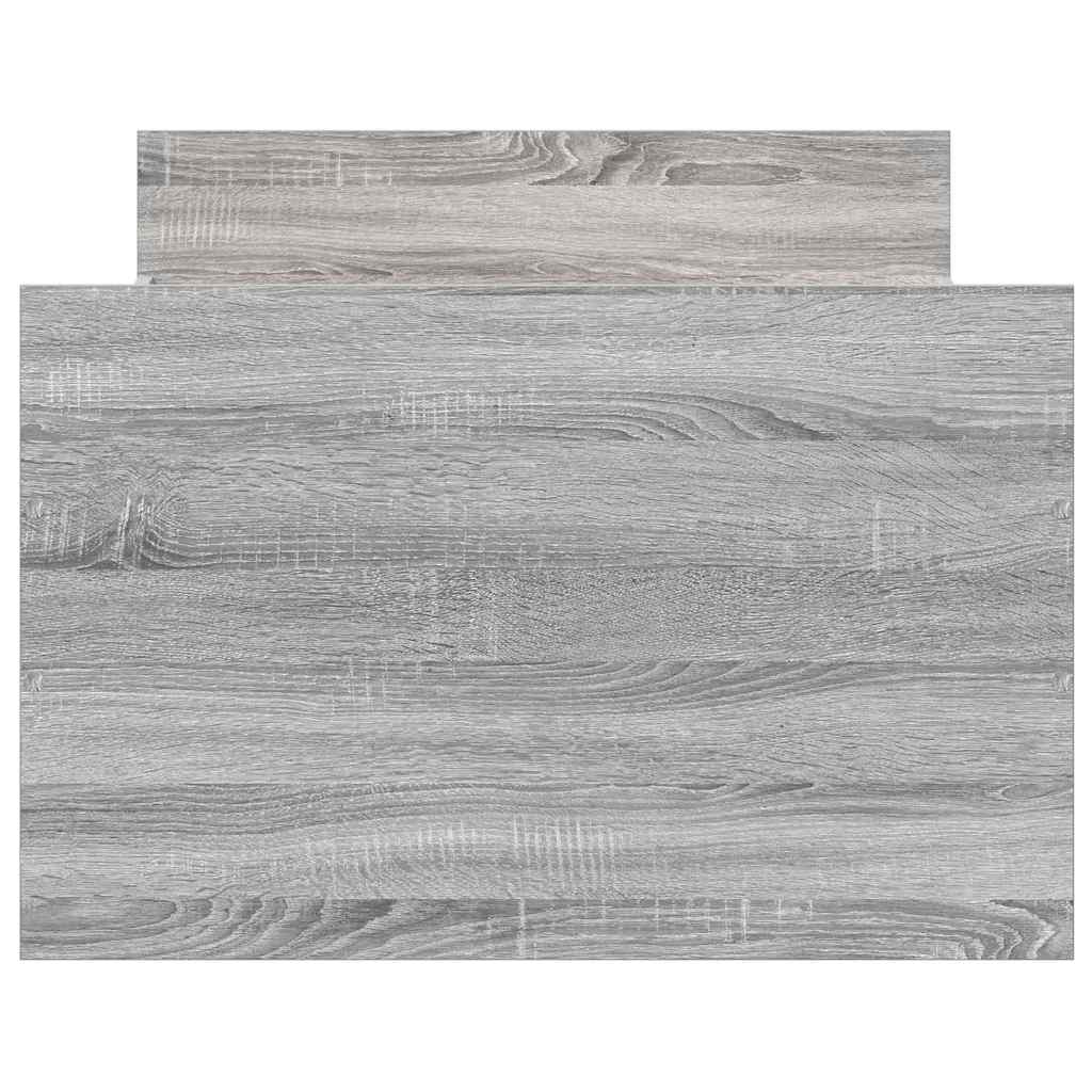 Bettgestell mit Kopf- und Fußteil Weiß 100x200 cm