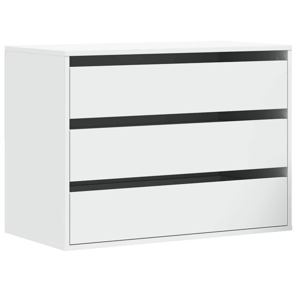Schubladenschrank Schwarz Eichen-Optik 41 x 40 x 58 cm