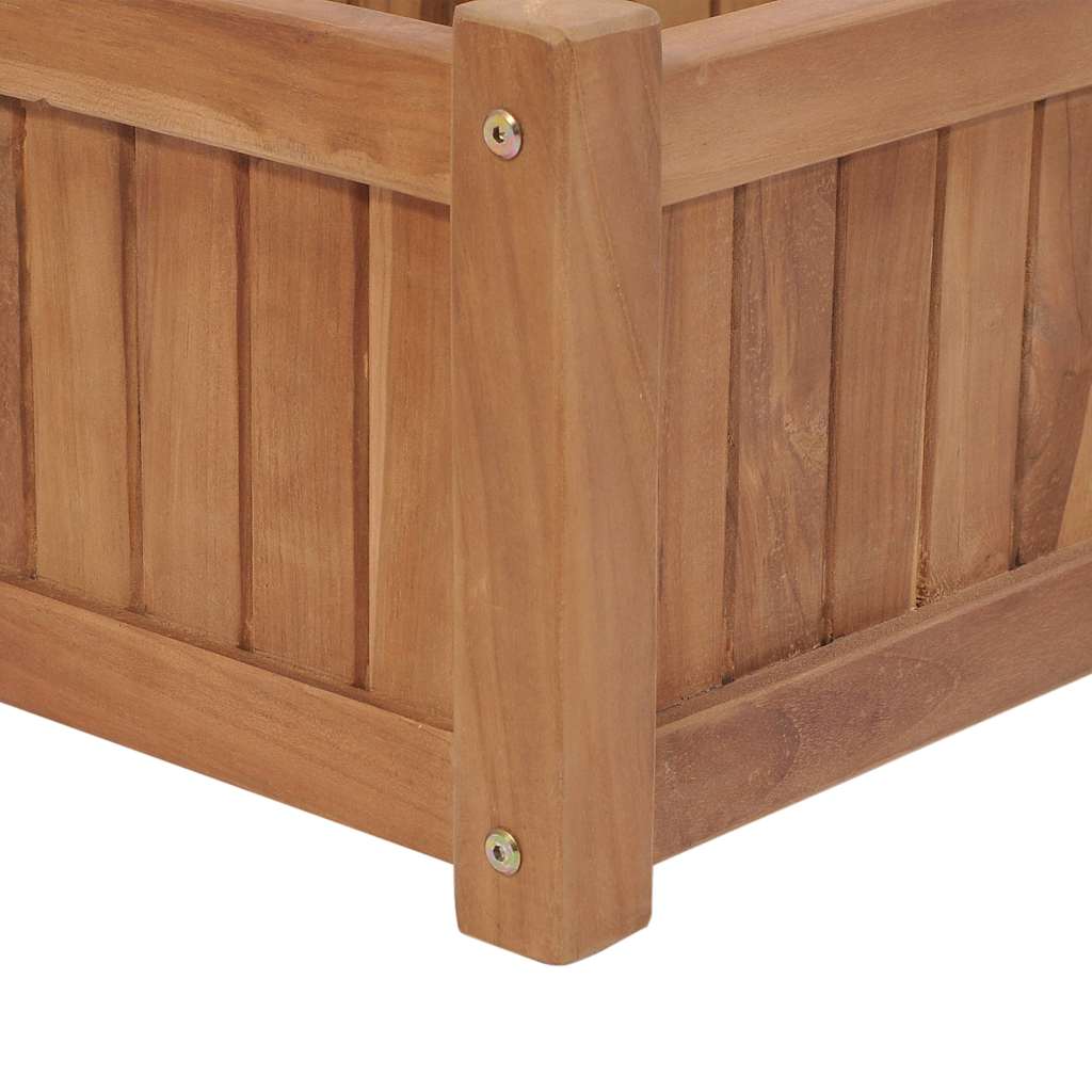 Hochbeet 150x30x25 cm Massivholz Teak
