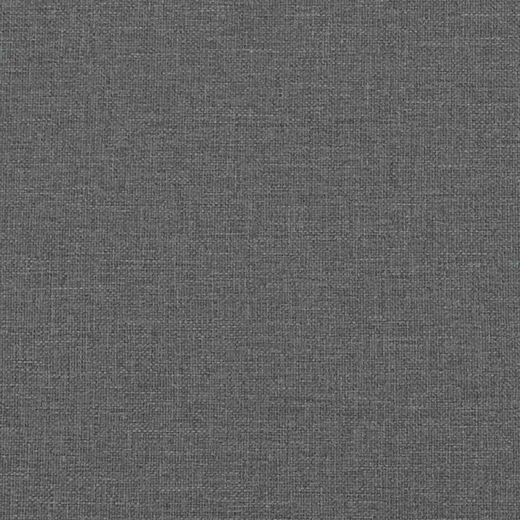 Bettgestell "Dover" Hellgrau 100x190 cm Stoff