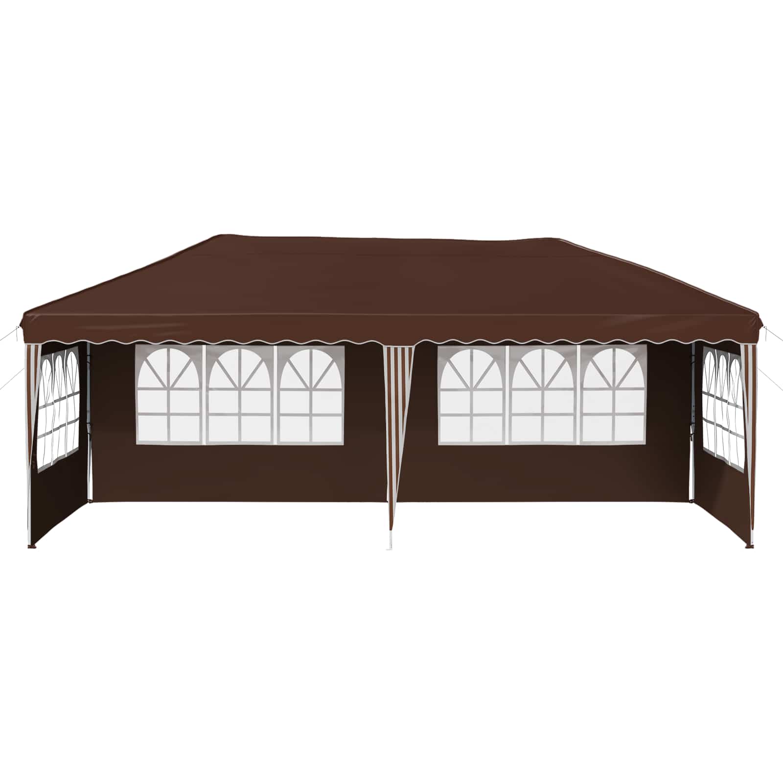 Pop-up Partyzelt 575 x 290 x 245 cm Creme