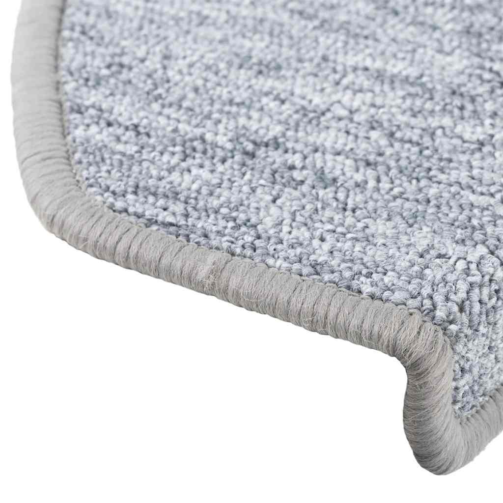Stufenmatten 15 Stk. 56x17x3 cm Anthrazit Halbrund