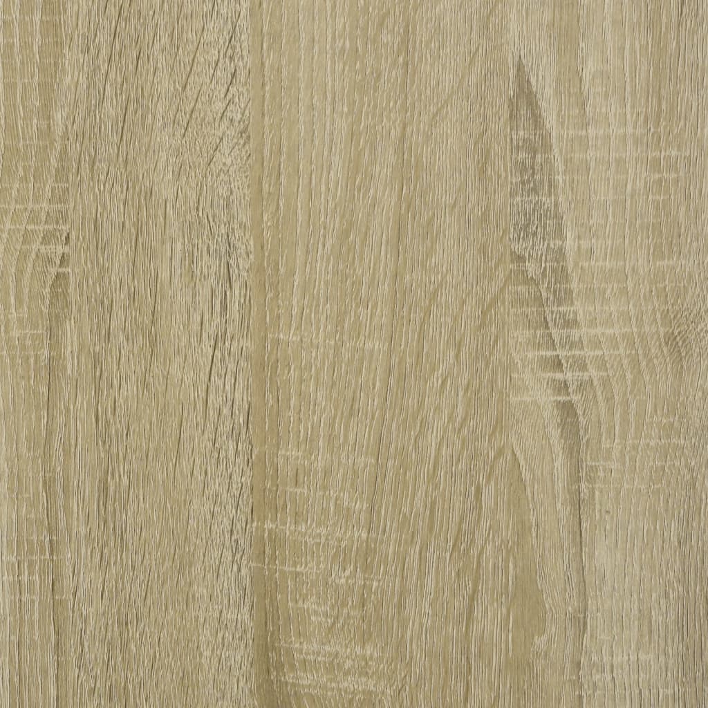 Beistelltisch Schwarz 50x35x52 cm Holzwerkstoff
