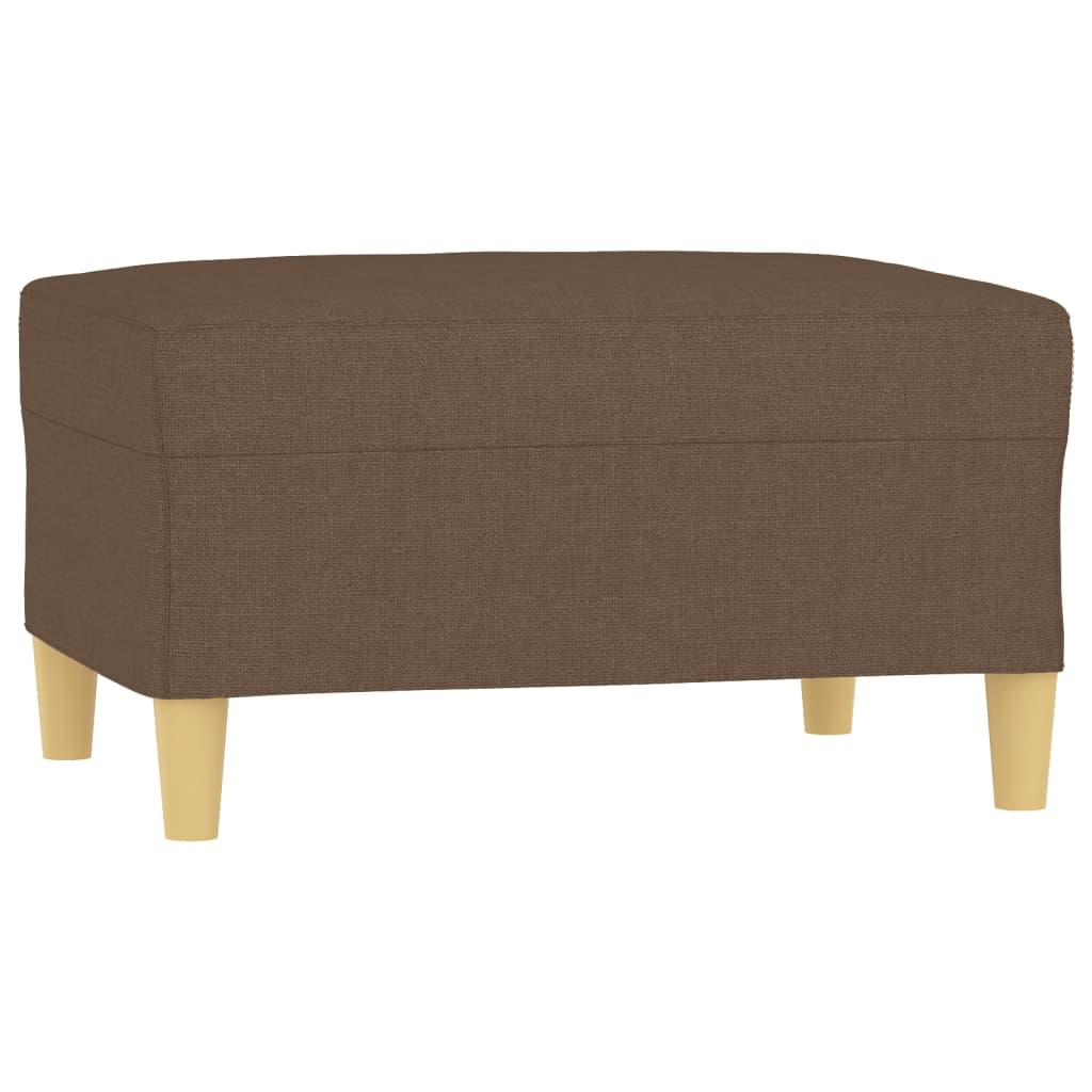 Fußhocker Hellgrau 60x50x41 cm Stoff