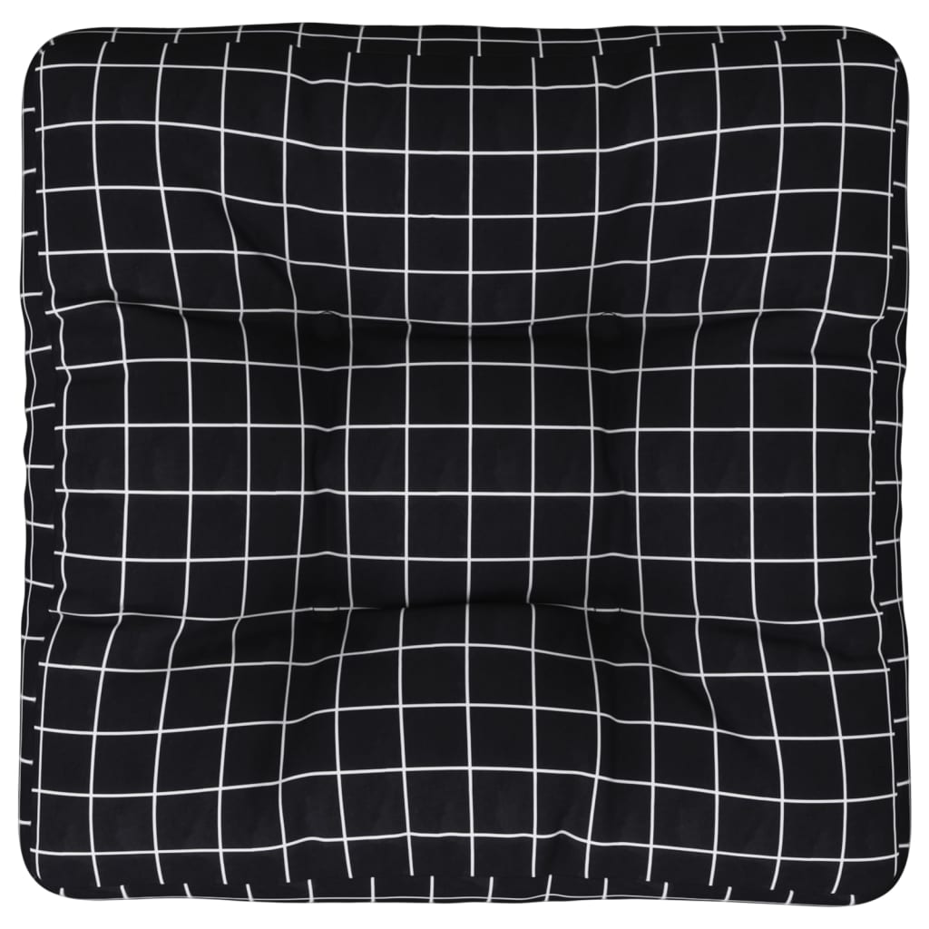 Palettenkissen Anthrazit 50x50x12 cm Stoff