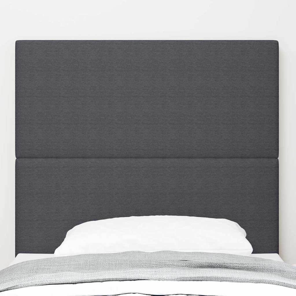 Kopfteil Hellgrau 80 cm Cordstoff