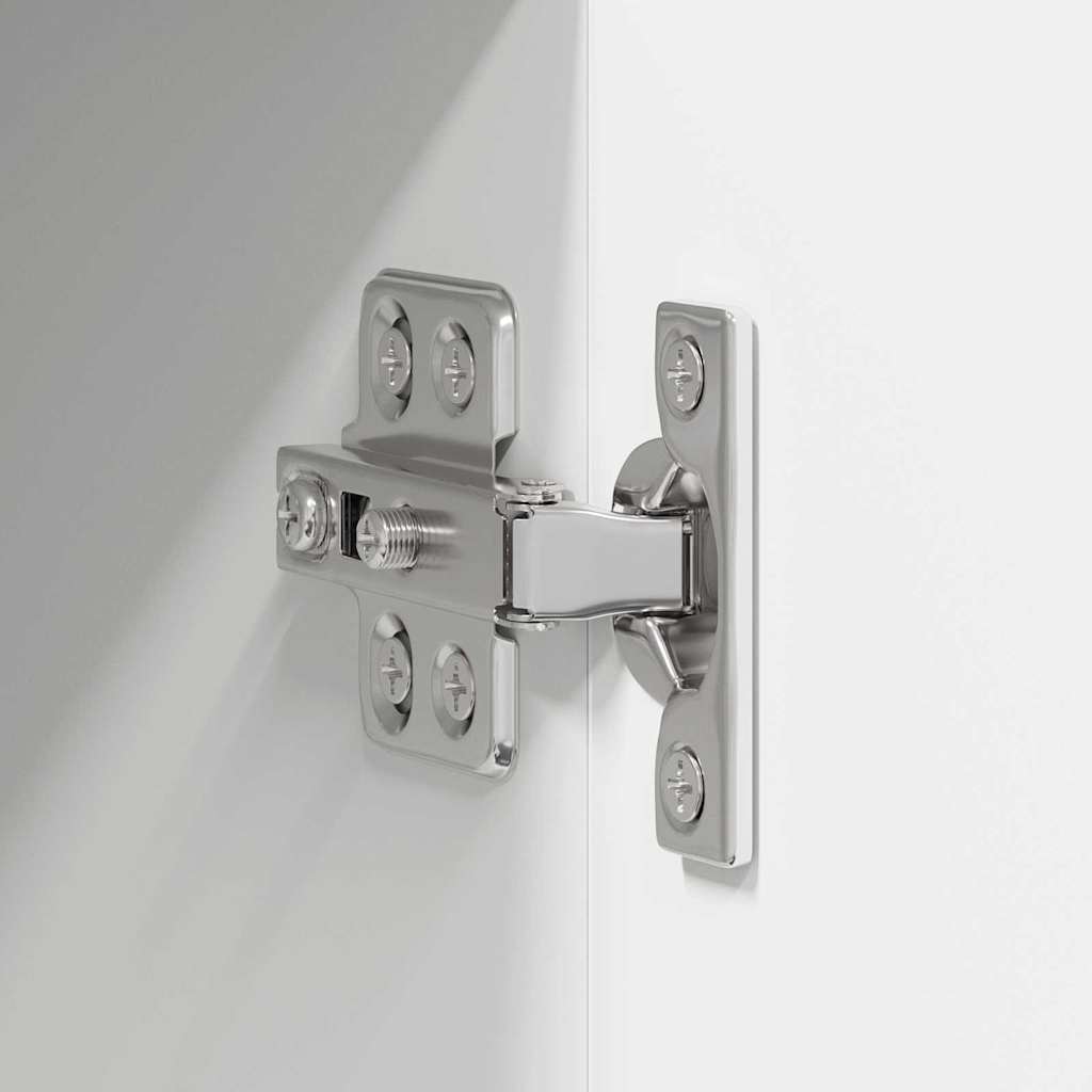 Herdumbauschränke 2 Stk. Kalmar Weiß Holzwerkstoff