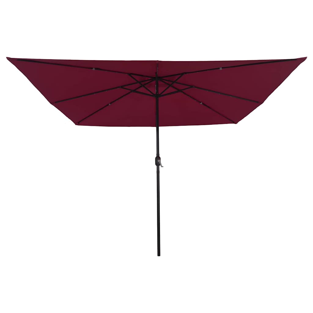 Garten-Sonnenschirm Sand 295 x 295 x 245 cm Polyester und Stahl