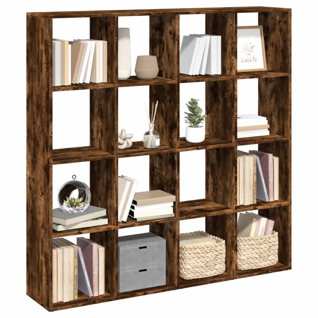 Bücherregal Weiß 137,5x29x137,5 cm Holzwerkstoff