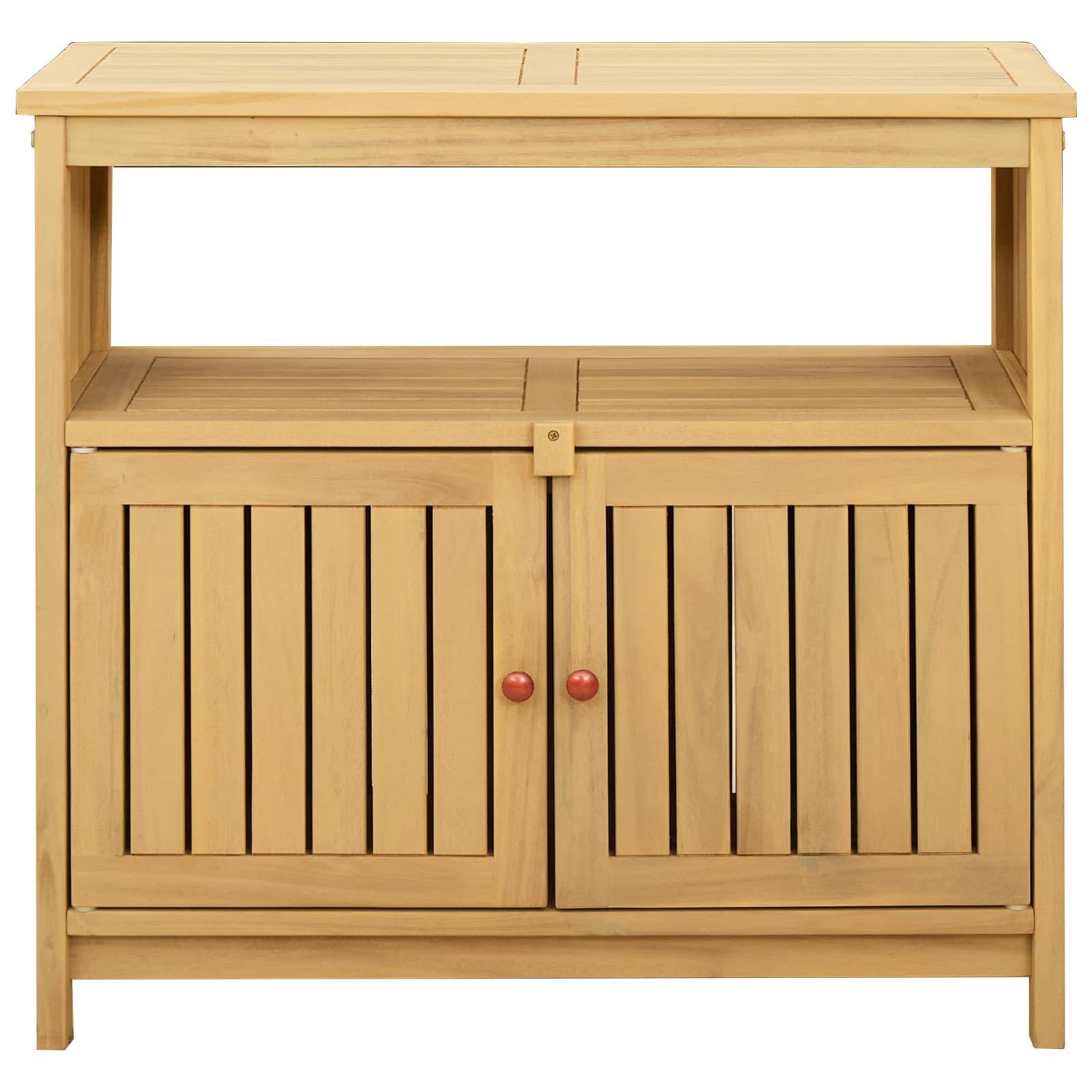 Garten-Konsolentisch 80x35x75 cm Massivholz Akazie