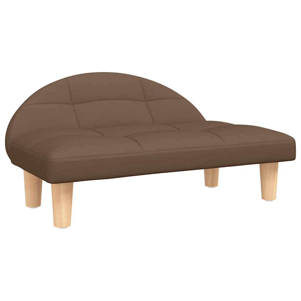 Hundebett Creme 70x52x30 cm Stoff