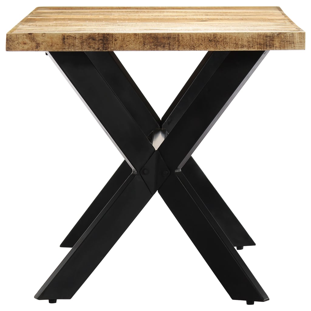 Esstisch Massivholz Mango und Stahlgestell 180 cm