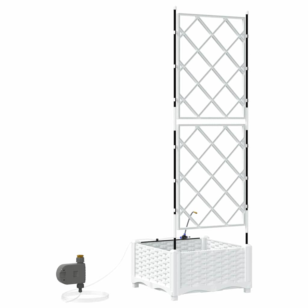 Garten-Pflanzgefäß 4 Stk. Braun 160 x 40 x 22 cm PP