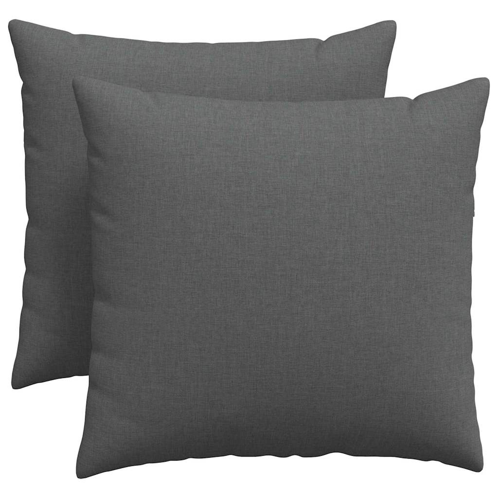 Sofakissen 2 pcs Hellgrau 50 x 30 cm Stoff
