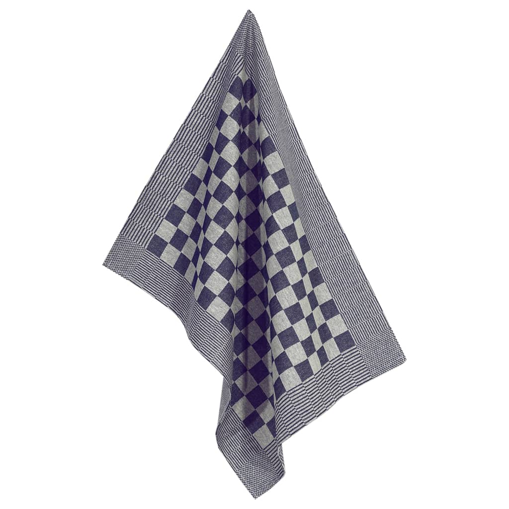 10-tlg. Handtuch-Set Schwarz und Grau Baumwolle