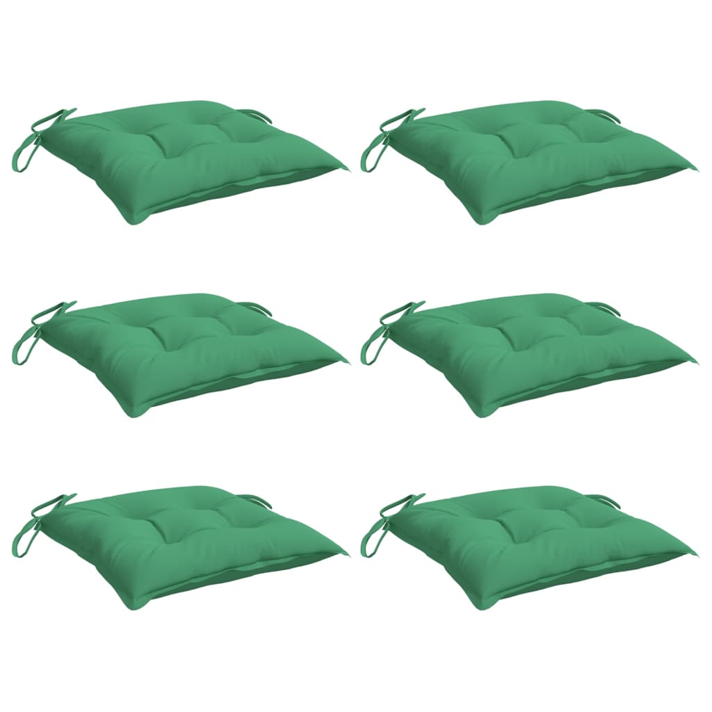 Stuhlkissen 4 Stk. Hellblau 40x40x7 cm Oxford-Gewebe