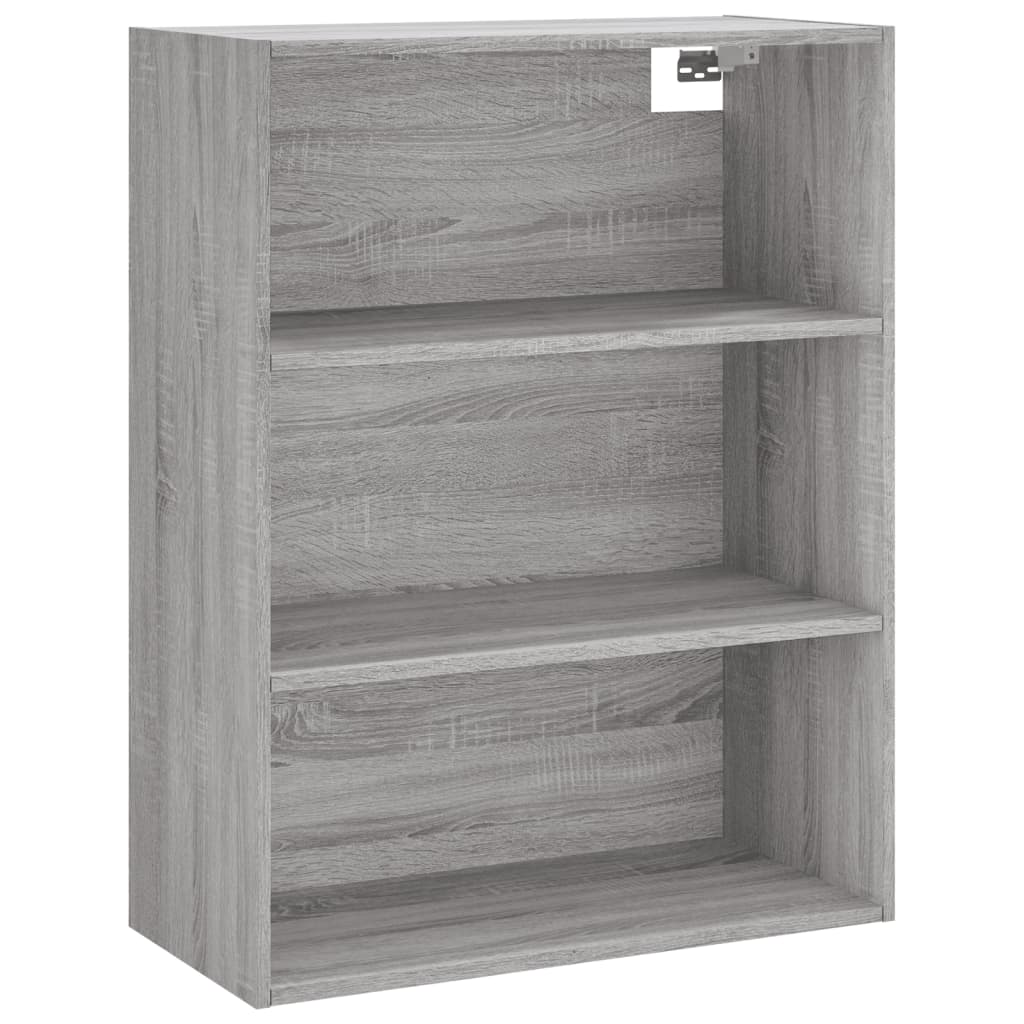 Highboard Hochglanz-Weiß 69,5x34x180 cm Holzwerkstoff