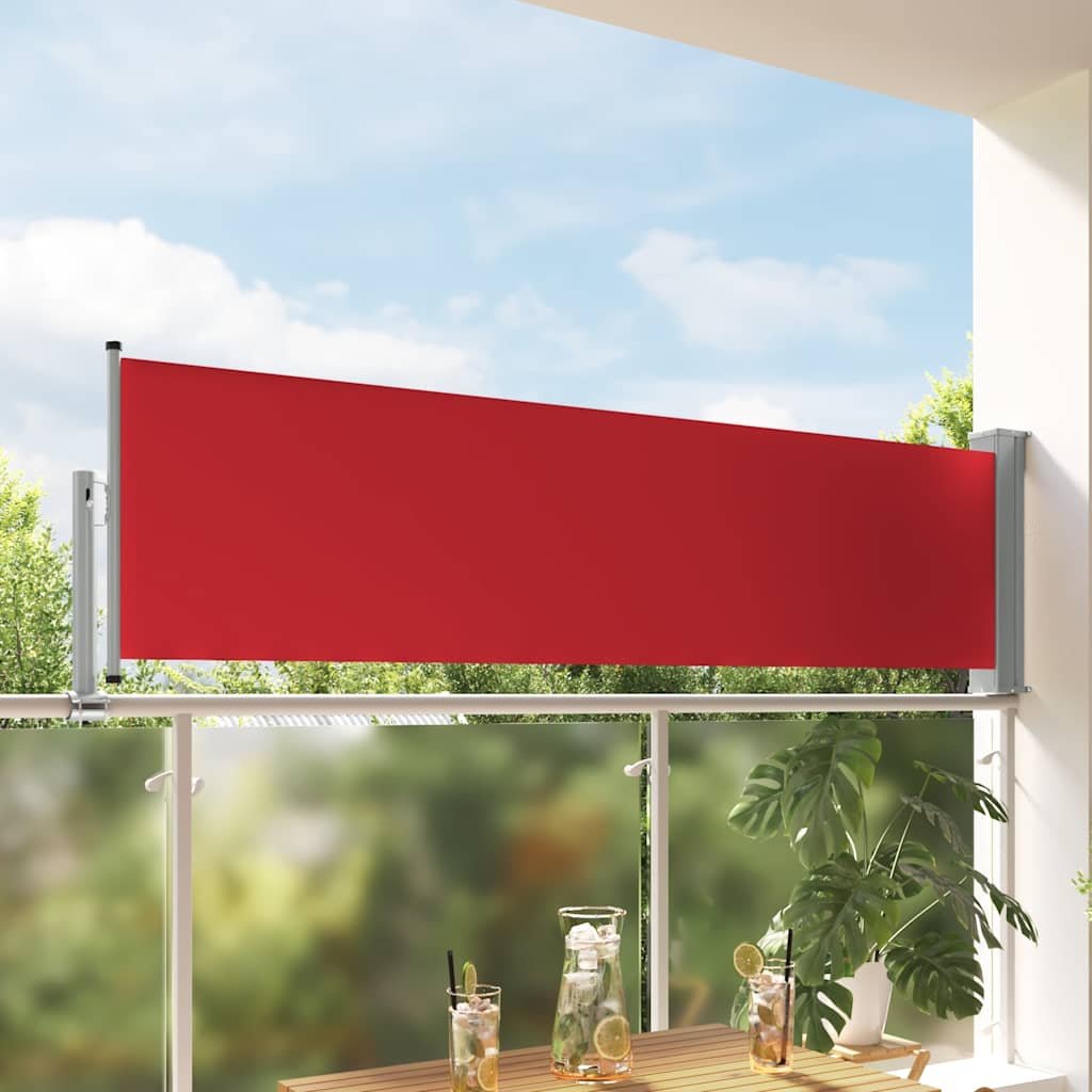 Seitenmarkise 60 x 300 cm 100% Polyester Eisen Stahl