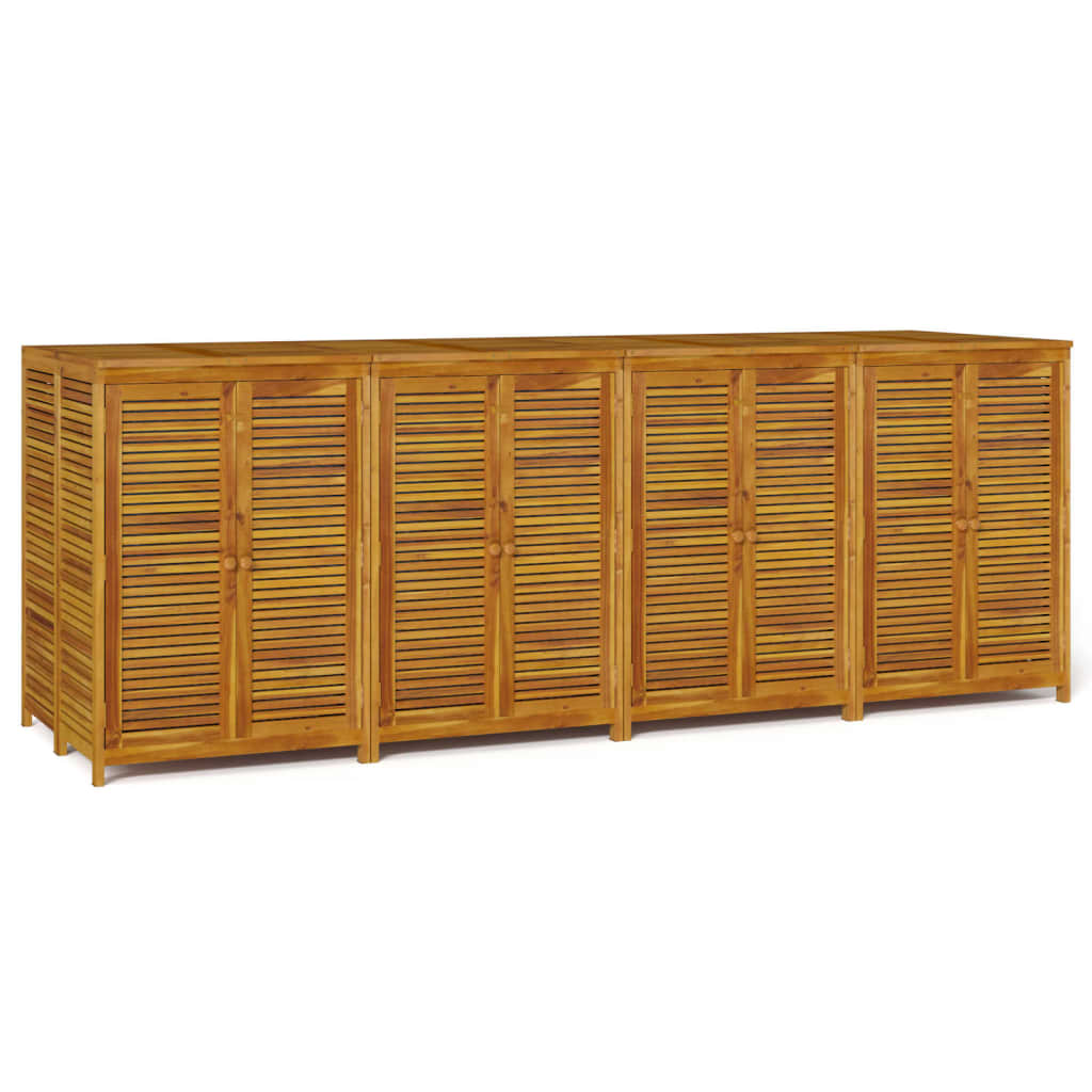 Gartenbox 140x87x104 cm Massivholz Akazie