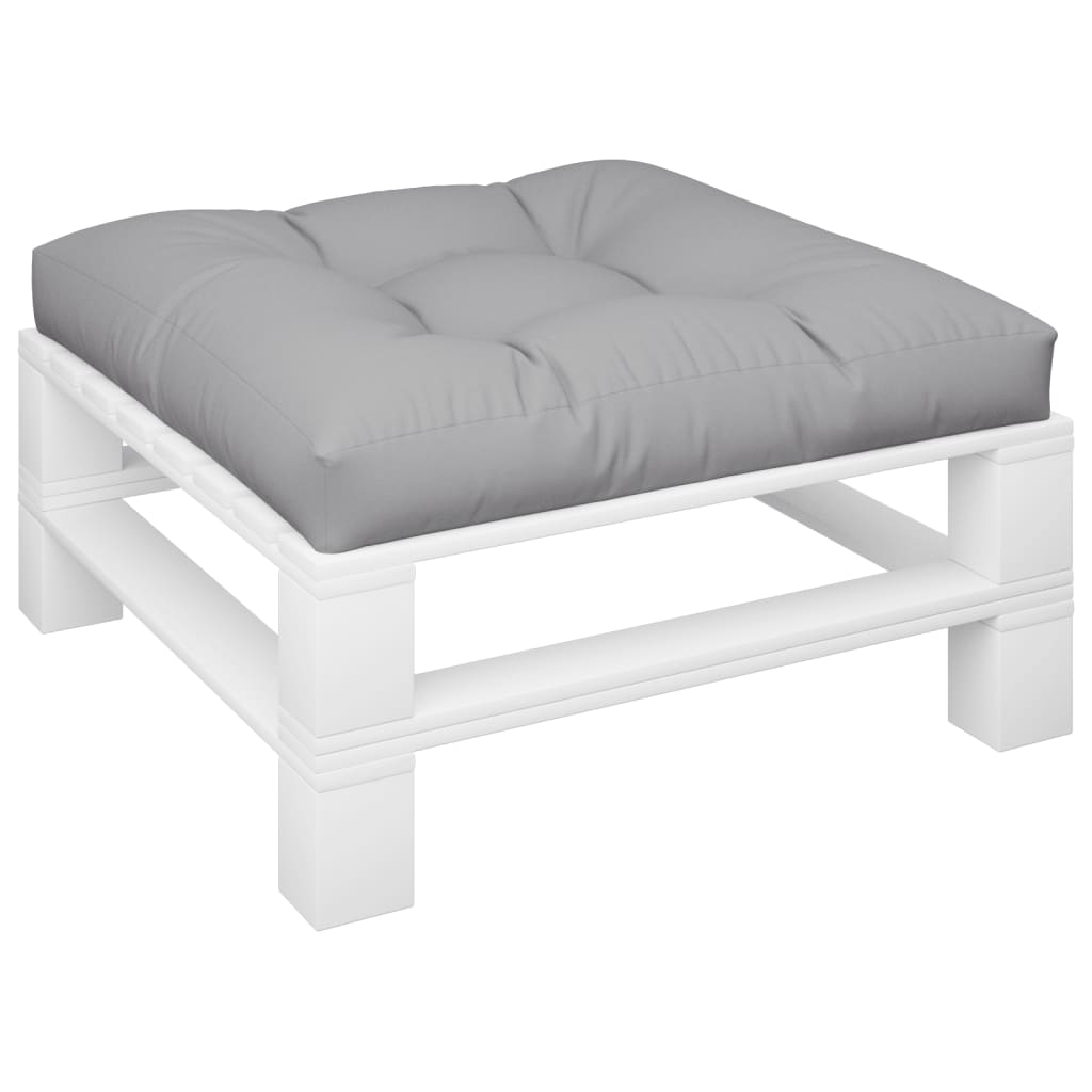 Palettenkissen Anthrazit 50x50x12 cm Stoff