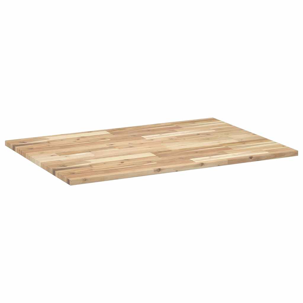 Tischplatte Rechteckig 60x50x2 cm Massivholz Akazie