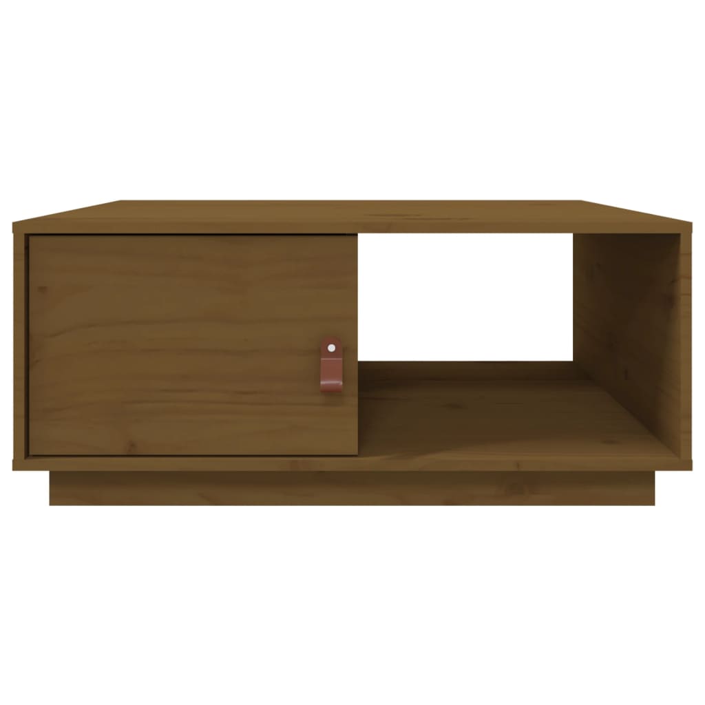 Couchtisch 80x50x35,5 cm Massivholz Kiefer