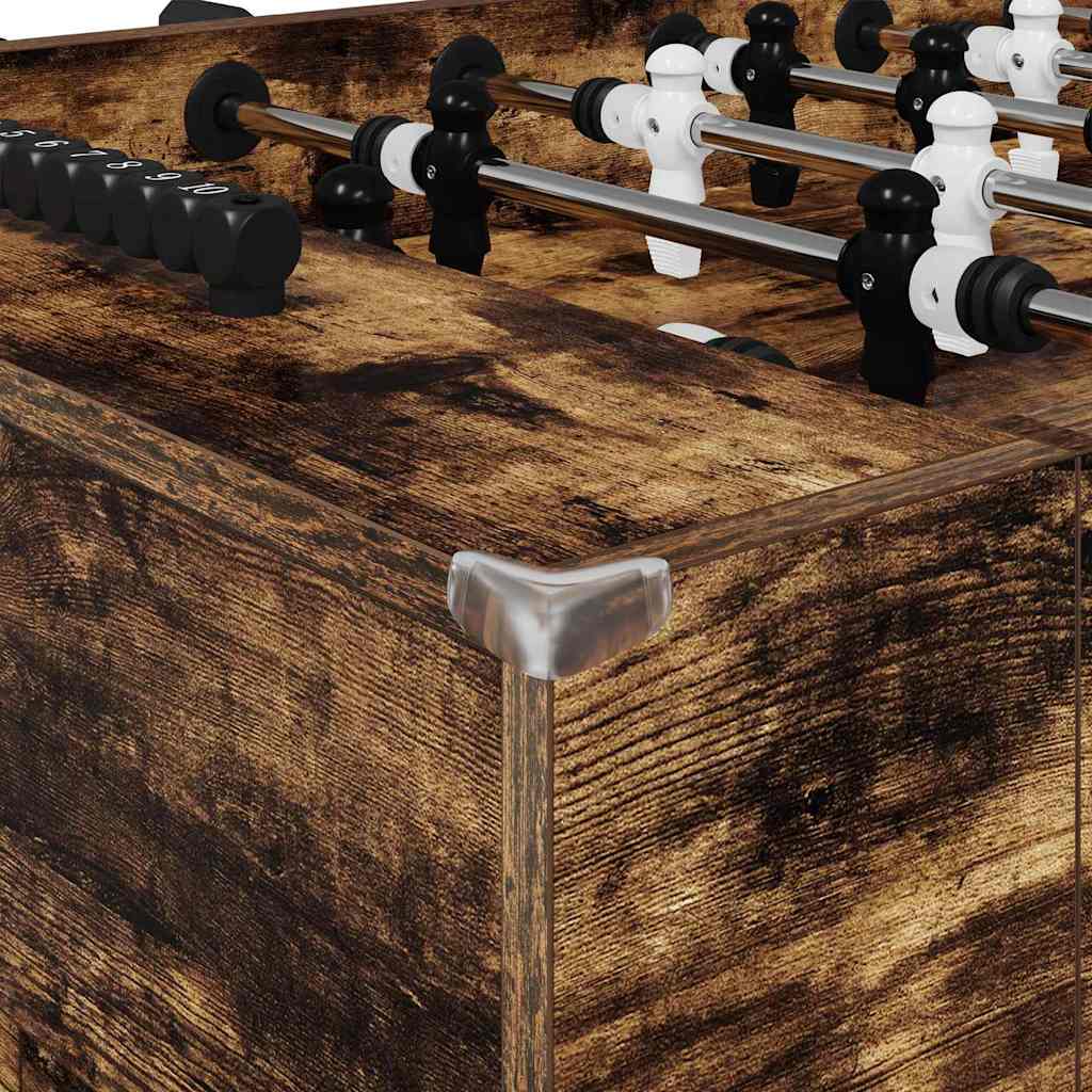 Tischfußballtisch Weiß 146,5 x 74 x 85 cm Holzwerkstoff