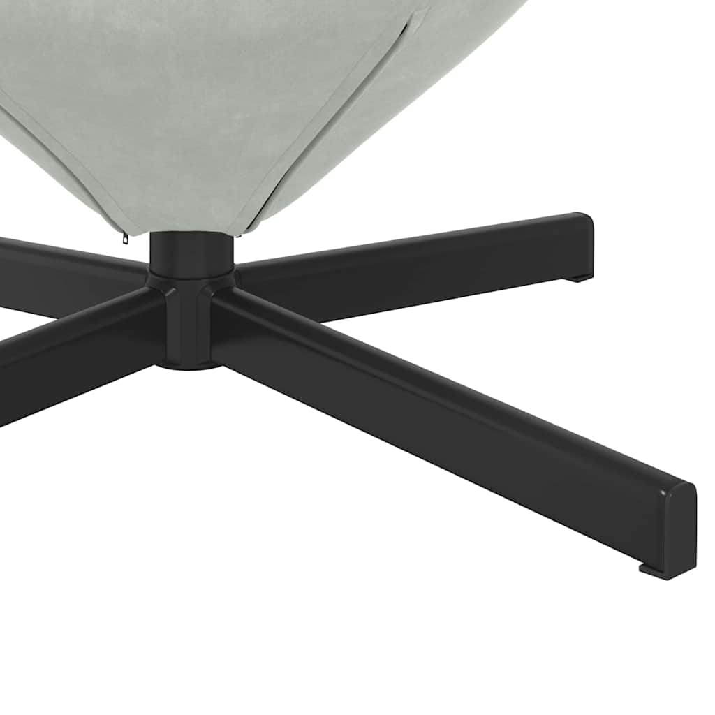 Eiersessel Blau 63 x 73 x 90 cm Samt