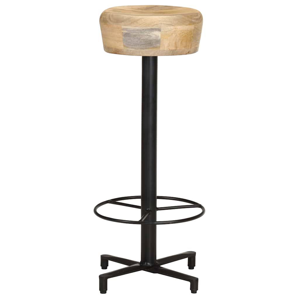 Barhocker 2 Stk. 52 cm Mango Massivholz