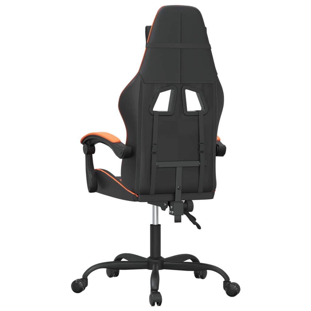 Gaming-Stuhl Drehbar Schwarz und Rot Kunstleder