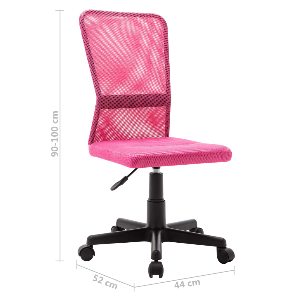 Bürostuhl Schwarz und Blau 44x52x100 cm Netzgewebe