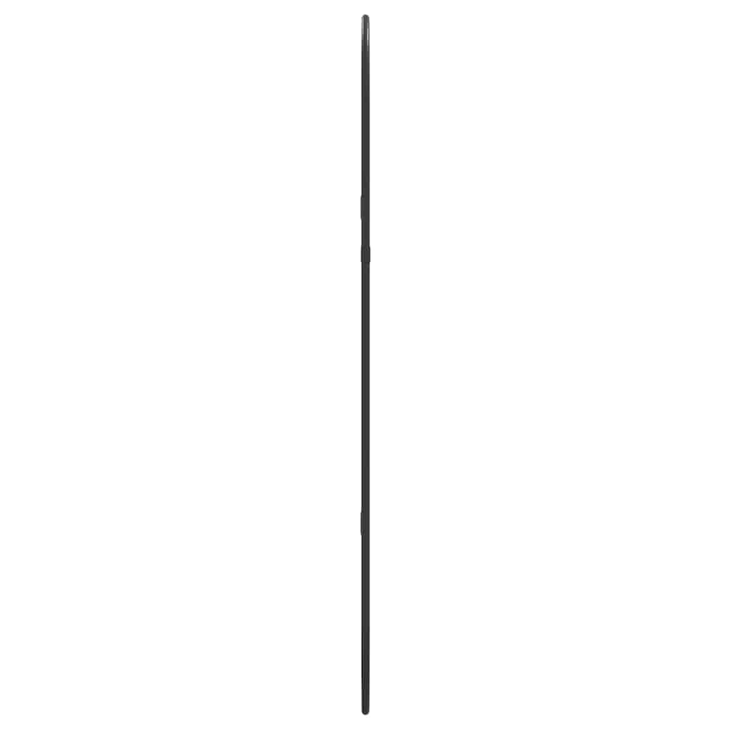 Wandspiegel Silbern 50x20 cm Oval