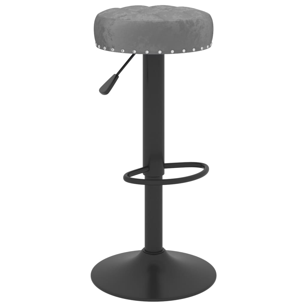 Barhocker 2 Stk. Creme Samt