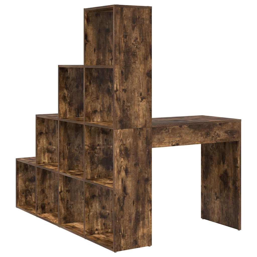 Eck-Schreibtisch Schwarz Eichen-Optik 101,5 x 149,5 x 149,5 cm