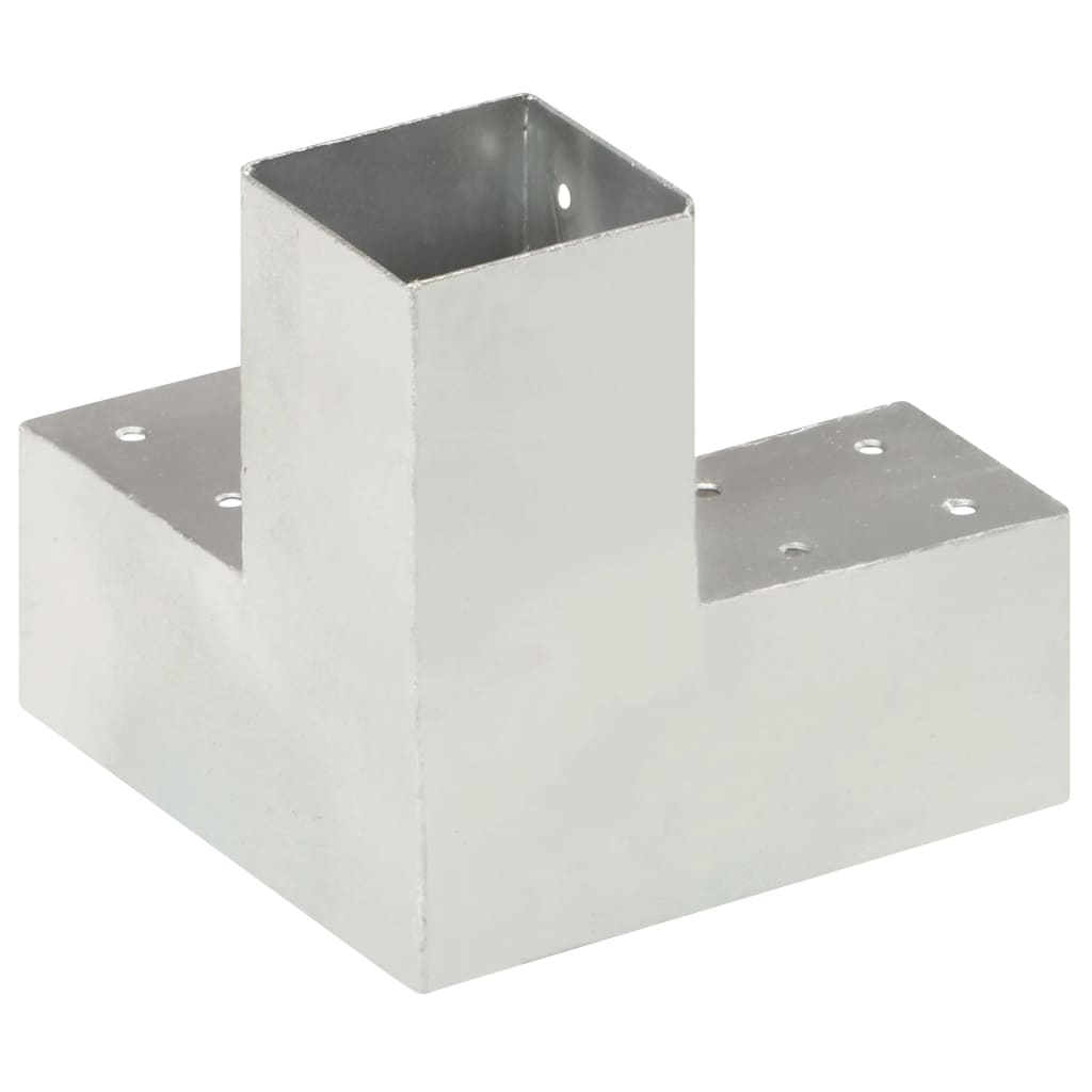 Pfostenverbinder L-Form Verzinktes Metall 71 x 71 mm